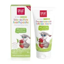 Зубная паста Splat Kids земляника-вишня биоактивная 2-6 лет (50мл)