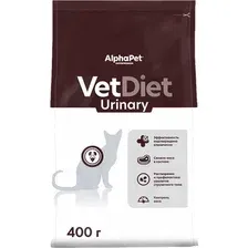 Сухой корм для кошек AlphaPet VetDiet Urinary для взрослых кошек 400 г
