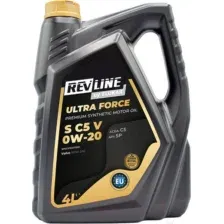 ULTRA FORCE S C5 V 0W-20 Масло моторное 4л REVLINE RUFSC5V0204