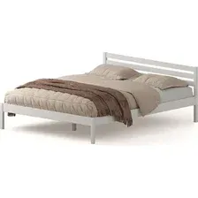 Кровать Домаклево Лето 140x200+Н2 (белый)