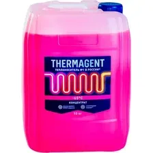 Теплоноситель для систем отопления Thermagent -65°C (10л, красный)