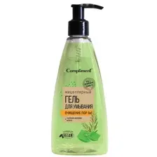 Гель для лица Compliment Green only для умывания мицеллярный очищение пор 3 в 1 -250мл