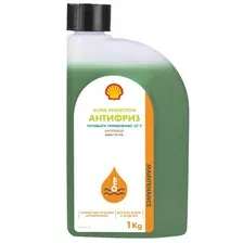 SHELL Antifreeze Super Protection 1кг G11 зеленый-готовый