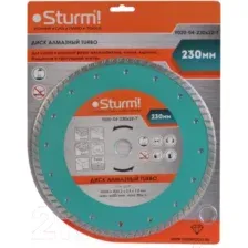 Отрезной диск алмазный Sturm! 9020-04-230x22-T