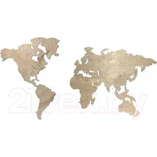 Подложка для пазла Woodary Для карты мира L 3239