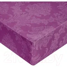 Простыня Миланика Сапфир на резинке 200x200 (поплин/жаккард)