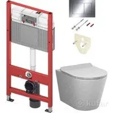 Унитаз подвесной AM.PM Sunny Flashclean C85C1701SC + TECE Kit 9400412