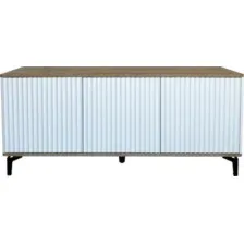 Тумба Shtabe Royal 5041 эко (белый/дуб кантри золотой/черный)