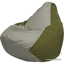 Кресло-мешок Flagman Груша Макси Г2.1-350 (оливковый темный/серый)