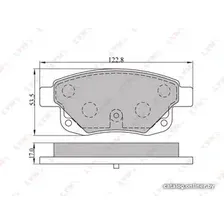 Тормозные колодки LynxAuto BD3003