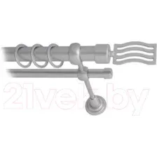 Карниз для штор Lm Decor Стайл 165 2р гладкий 25/16мм (сатин, 2.4м)