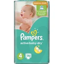 Подгузники Pampers Active Baby 4 (70 шт)