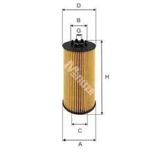 Фильтр масляный MFILTER TE 4067