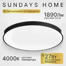 Потолочный светильник Sundays Home LED 240924-15 / 5788 (черный)