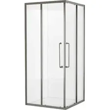 Душевой уголок Cezares RELAX-304-A-2-90-C-GM (оружейная сталь)