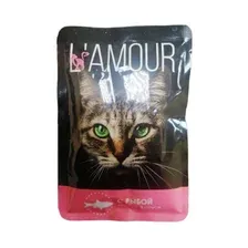 Влажный корм для кошек LAMOUR рыба в соусе пауч 75 г (4620031676775)
