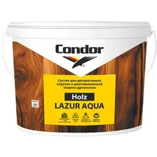 Пропитка Condor Holz Lazur Aqua (2.5 кг, белый)