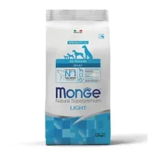 Сухой корм для собак Monge All Breeds Adult Light Salmon and Rice (низкокалорийный для всех пород с лососем и рисом) 2.5 кг