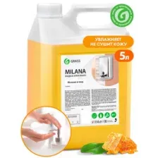 GRASS 126105 Мыло жидкое Milana молоко и мед 5кг