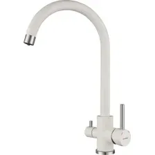 Смеситель GranFest QUARZ GF-Z5420 (белый)
