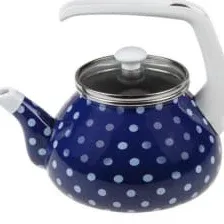 Чайник стальной эмалированный, 2.2 л, серия Горошек, PERFECTO LINEA