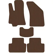 Комплект ковриков для авто Alicosta Daewoo Lanos (седан / T150) 2000 - 2008 (коричневый, сота)