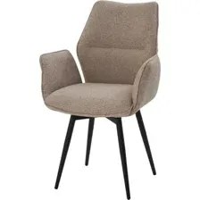 Стул M-City Грин 360 / 635M06179 (NS-04 крем букле/черный каркас)