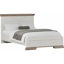 Кровать Black Red White Marselle LOZ120х200 Д (ясень снежный/дуб сонома темный/ясень снежный)