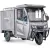 Грузовой электроскутер Rutrike Карго Кабина Дуал (серый)