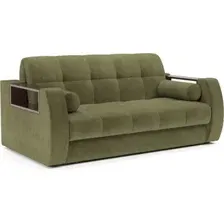 Диван Mebel-Ars Аккордеон Барон №3 ППУ 180x200 (Cabrio 29 зеленый)