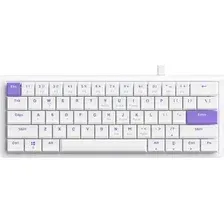 Клавиатура AJAZZ NKL61 Low Profile Switch (белый/фиолетовый)