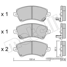 Тормозные колодки Metelli 2204460