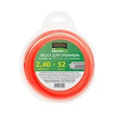 Леска для триммера d 2,4 мм x 52 м сечение звездочка STARTUL GARDEN (ST6060-24)