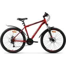 Велосипед Aist Quest Disc 26 18 красно-черный 2024
