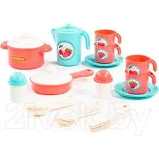 Набор игрушечной посуды Полесье Настенька / 7993 (на 4 персоны)