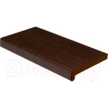 Подоконник VPL Премиум с заглушкой 250x2500 (венге)