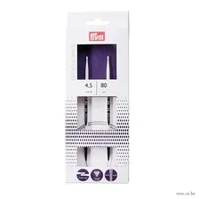 Спицы круговые для вязания "Ergonomics Prym" (пластик; 4,5 мм; 80 см)