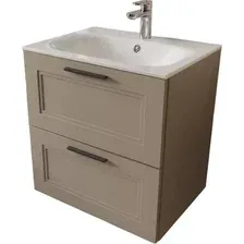 TERMINUS Тумба с умывальником Классик 60x62x45 с 2 ящиками CLA10602200501O (капучино)
