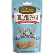 Подушечки с пюре из говядины для кошек 30 г
