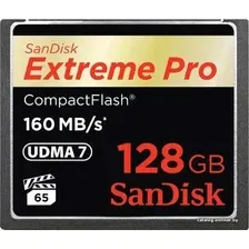 Карта памяти SanDisk Extreme Pro CompactFlash 128GB [SDCFXPS-128G-X46]