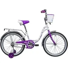 Детский велосипед Novatrack Butterfly 20 2022 207BUTTERFLY.WVL23 (фиолетовый)