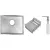 Кухонная мойка Schtoff Undermount Best Decor Silver 5545 + коландер KR-1 GREY + дозатор SD-1 SILVER