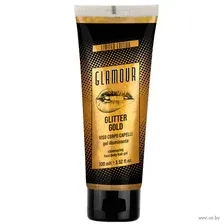 Гель-глиттер для волос, лица и тела Glamour Glitter Gold (100 мл)