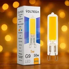 Светодиодная лампочка Voltega Simple Capsule 5W 3000K G9 7181