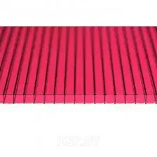 Сотовый поликарбонат TitanPlast Ultra 2100x6000х6мм 0.71кг/кв.м (гранат)