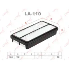 Фильтр воздушный TOYOTA Ipsum 22D 05 Camry 20D-22D 90-98Carina 20D-22D 92-98Caldina 20D 9 LYNXAUTO LA-110