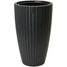 Кашпо Form-Plastic Mika Slim FP-5100-084 (глубокий черный)