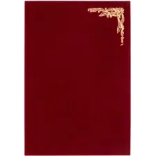 Папка адресная Staff 124294 (бордовый)