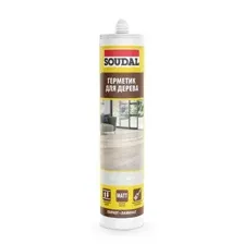 Герметик акриловый для дерева Soudal серый 280 мл