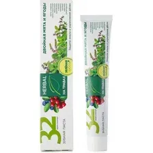 Зубная паста Modum 32 Жемчужины Herbal Двойная мята и ягоды (150г)
